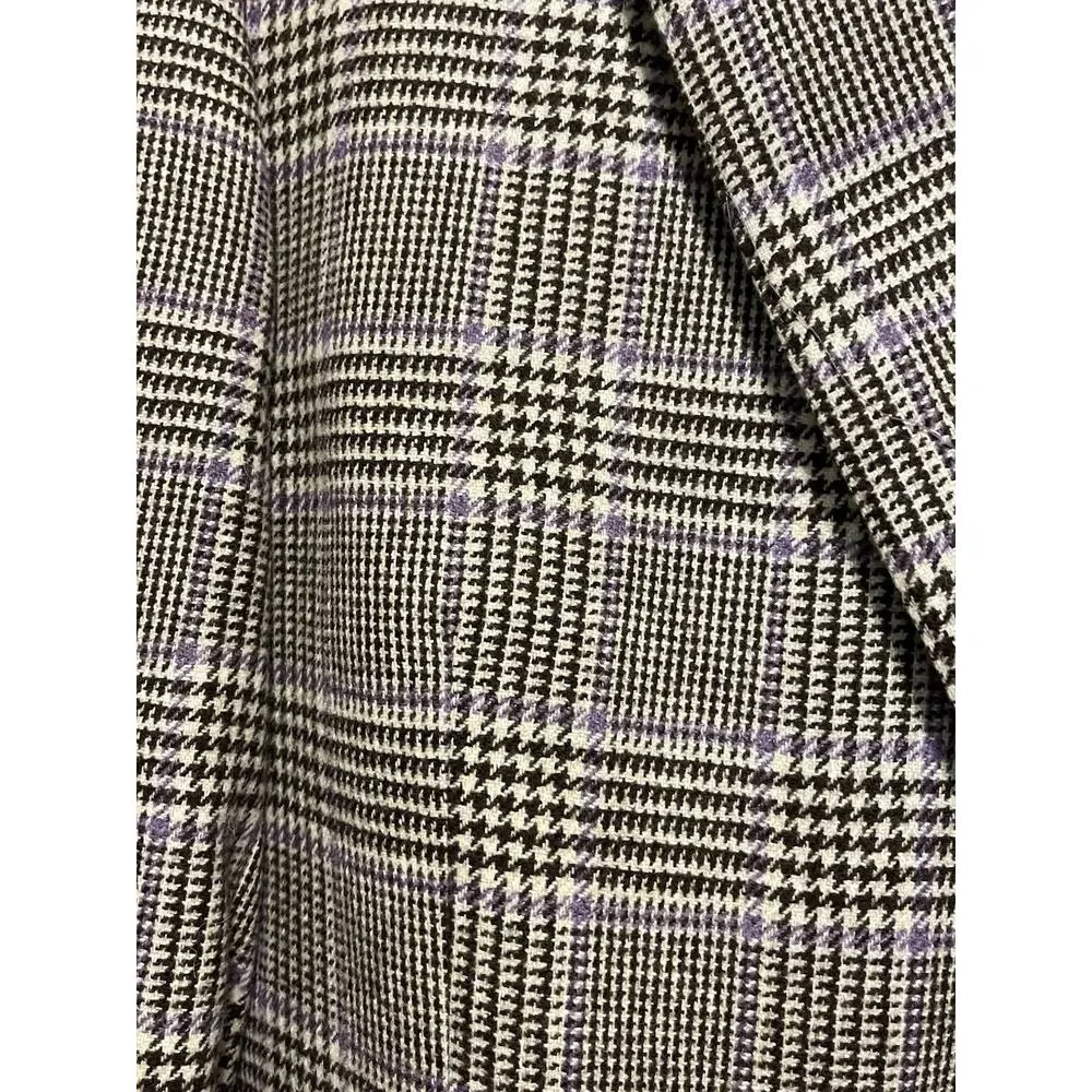 Peter Millar Tweed Houndstooth Wool Cashmere Blazer Sports Coat 46T Canada Union